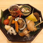 割烹 勘べえ - 前菜盛り合わせ