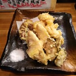 テンヤ - 地魚の天ぷら。白子は秀逸！