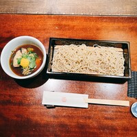 蕎麦懐石 無庵 - 牡蠣せいろ2500円
