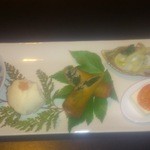 マシオ Cafe & Restaurant - 地元野菜の前菜