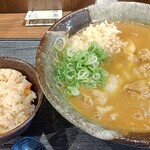 うどんばか 平成製麺所 - スタミナカレーうどん定食！