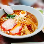 わかみや - ラーメン半チャーハンセット（醤油）