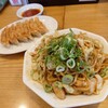 大阪王将 - 高原焼きそば＆餃子（940円）2021年12月