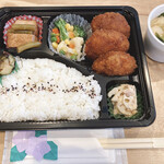 堀上町さくら食堂 - ミンチカツ弁当