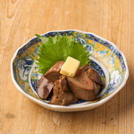 Stewed white liver cooked at low temperature