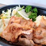 ハンバーグ康 - 豚肉のしょうが焼き