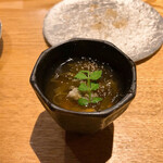 焼鳥 市松 - 河内鴨葱餡かけ