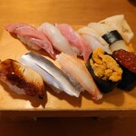 寿司居酒屋 や台ずし - ぜいたく寿司10貫