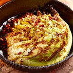 Iron plate anchovy cabbage