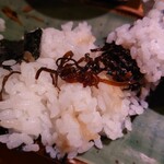 心楽 - おにぎり 断面