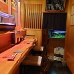 心楽 - 店内カウンター席