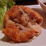心楽 - コロッケ 断面