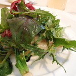 ル･クール - 12/12/16　前菜　有機野菜とモンゴイカのイカスミソース添え
