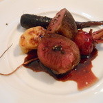 ル･クール - 12/12/16　蝦夷しかのロースト+￥８００　有機野菜つき