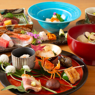 訪れる人の多くが『コース料理』を利用している【割烹うづき】