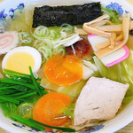 元祖十文字中華そば マルタマ - 塩五目中華