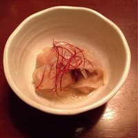 先斗町 四季 よし菜 - 付き出しの白身魚の南蛮漬け