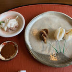 【はぜ昆布締め鮨と煮浸し、鯨湯引き】★2021/11