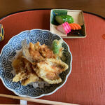 千松しま - 【牡蠣とハゼの天丼】◎2021/11