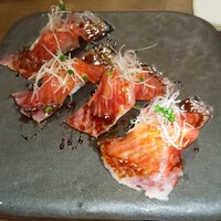 炭火焼肉 日本橋イタダキ - サーロイン握り