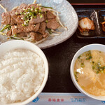 虎羽空 - 焼肉定食＝1518円 税込