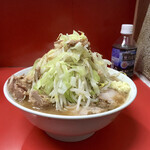 ラーメン二郎 - ラーメン　ヤサイ　ニンニク　アブラ