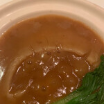 礼華 - プリフィックスCコース　13,200円　フカヒレの土鍋入り姿煮込み上海風醤油ソース