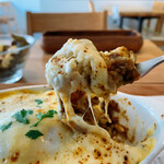 神戸湊町伽厘 - キーマカレーのドリア仕立て