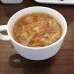 七彩キッチン - かつお節の効いたスープ