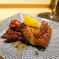 焼き鳥 茂 東桜 - 絶品のせせり皮つき♪