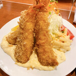 レストラン・サカキ - エビフライ1380円