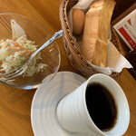 喫茶キノ - コーヒー430円、モーニングセット