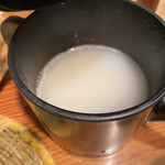 手打そば 大川や - そば湯