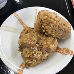 どなん - かしわおにぎり税込70円✖️2個(^-^)
