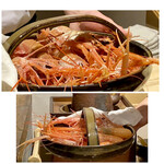 温石 - 元気な赤座海老です。