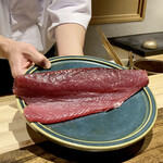 温石 - サスエ前田さんよりもち鰹が入っていました♬