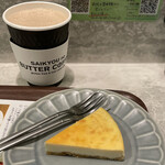 SAIKYOU no BUTTER COFFEE - バターココア、ナチュラルチーズケーキ