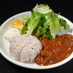 beef stroganoff plate