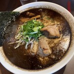 麺倉庫 じだい屋 - じだい屋らーめん黒大盛り850円