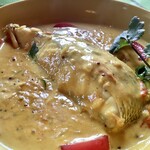 スプーンソング - 【フィッシュ(マダイ)カレー】今日はココナッツベースで