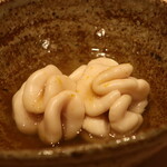 鮨 しみづ - 鱈の白子の蒸し物アップ