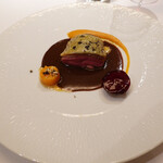 レ セゾン - 蜜柑味噌を羽織った鴨肉