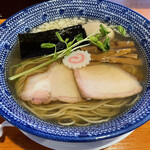 きく屋 - いつも「煮干し中華」（煮玉子入り）