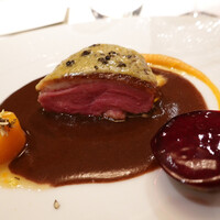 レ セゾン - 蜜柑味噌を羽織った鴨肉