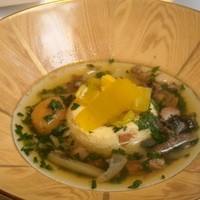 モナリザ 恵比寿店 - すっぽんのコンソメ・ロワイヤルと深海のあん肝のフラン