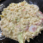 喰辛坊 - ミックスお好み焼き