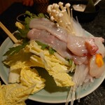 Fuguya Toranosuke - フグ鍋の材料