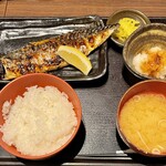 炙処 火ノ膳 - トロ鯖塩焼き定食¥790（21年12月税込み）