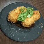 日本酒Dining 根岸 川木屋 - カニクリームコロッケはカニ風味が濃厚