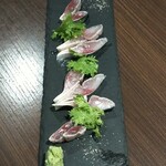 日本酒Dining 根岸 川木屋 - 生に近い〆鯖なんだけど、不思議と酸味は強烈